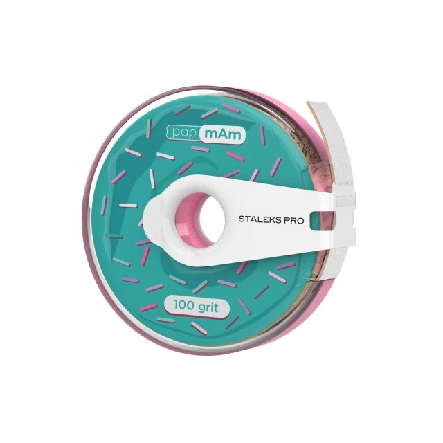 PAPMAM - Bobina di plastica+Nastro di ricambio GRIT 100