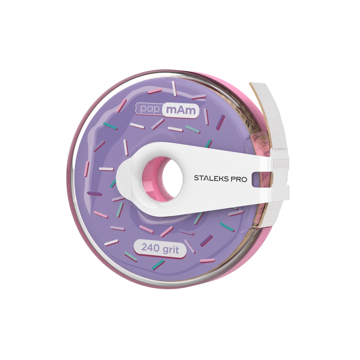 PAPMAM – Bobina di plastica+Nastro di ricambio GRIT 240