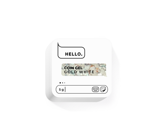 COIN GEL - GOLD_WHITE