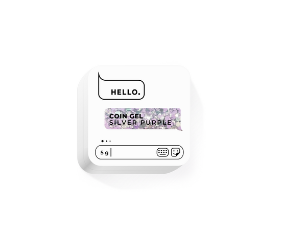 COIN GEL - SILVER_PURPLE