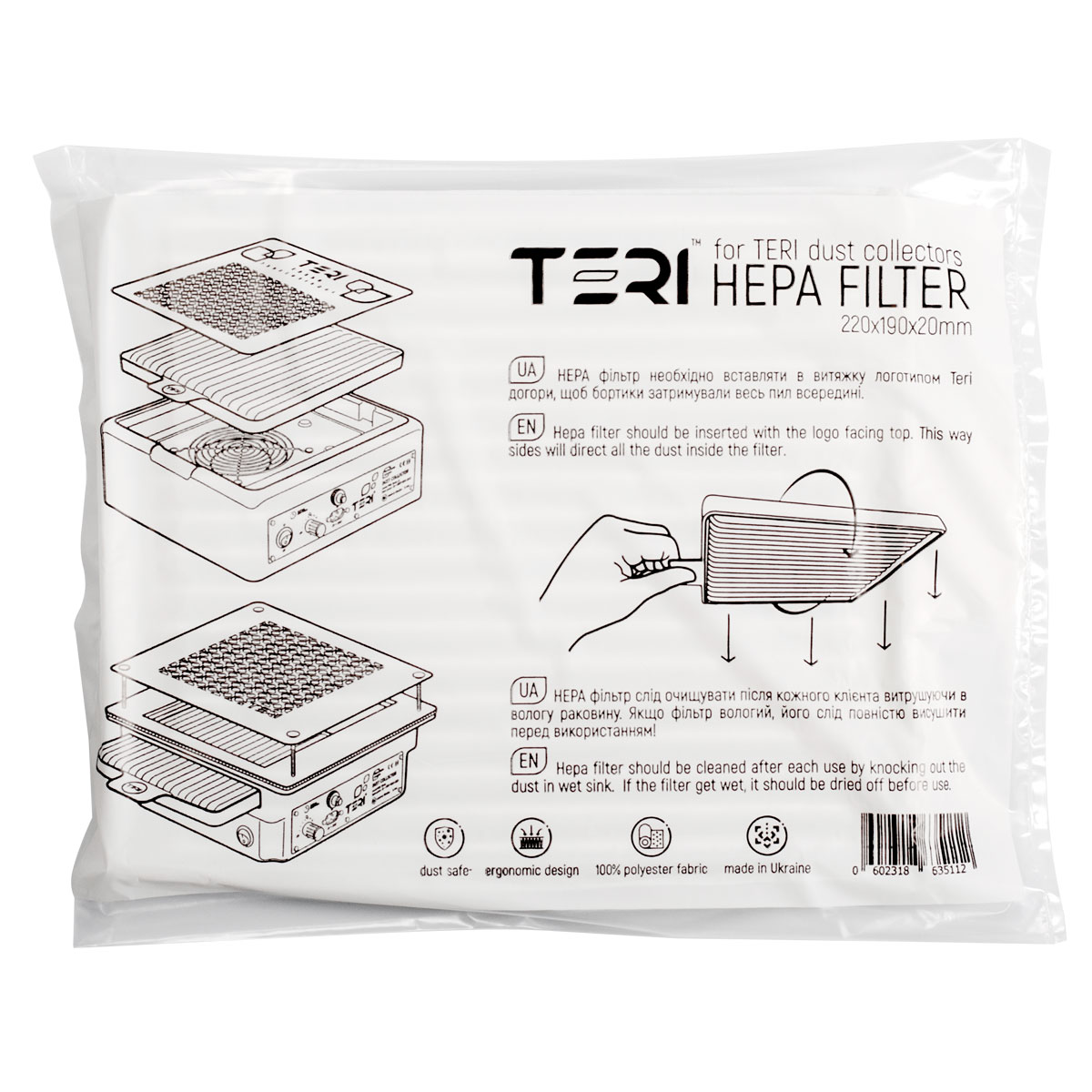 TERI - FILTRI HEPA Universali