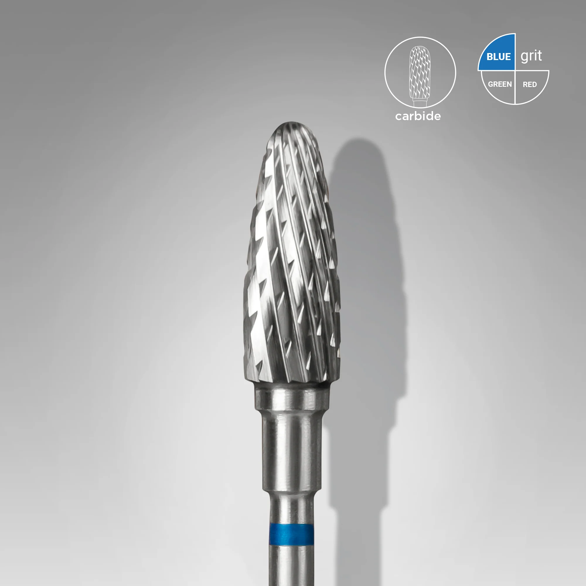 Punta Carbide Conica BLU EXPERT , diametro 5 mm - lunghezza punta 13 mm