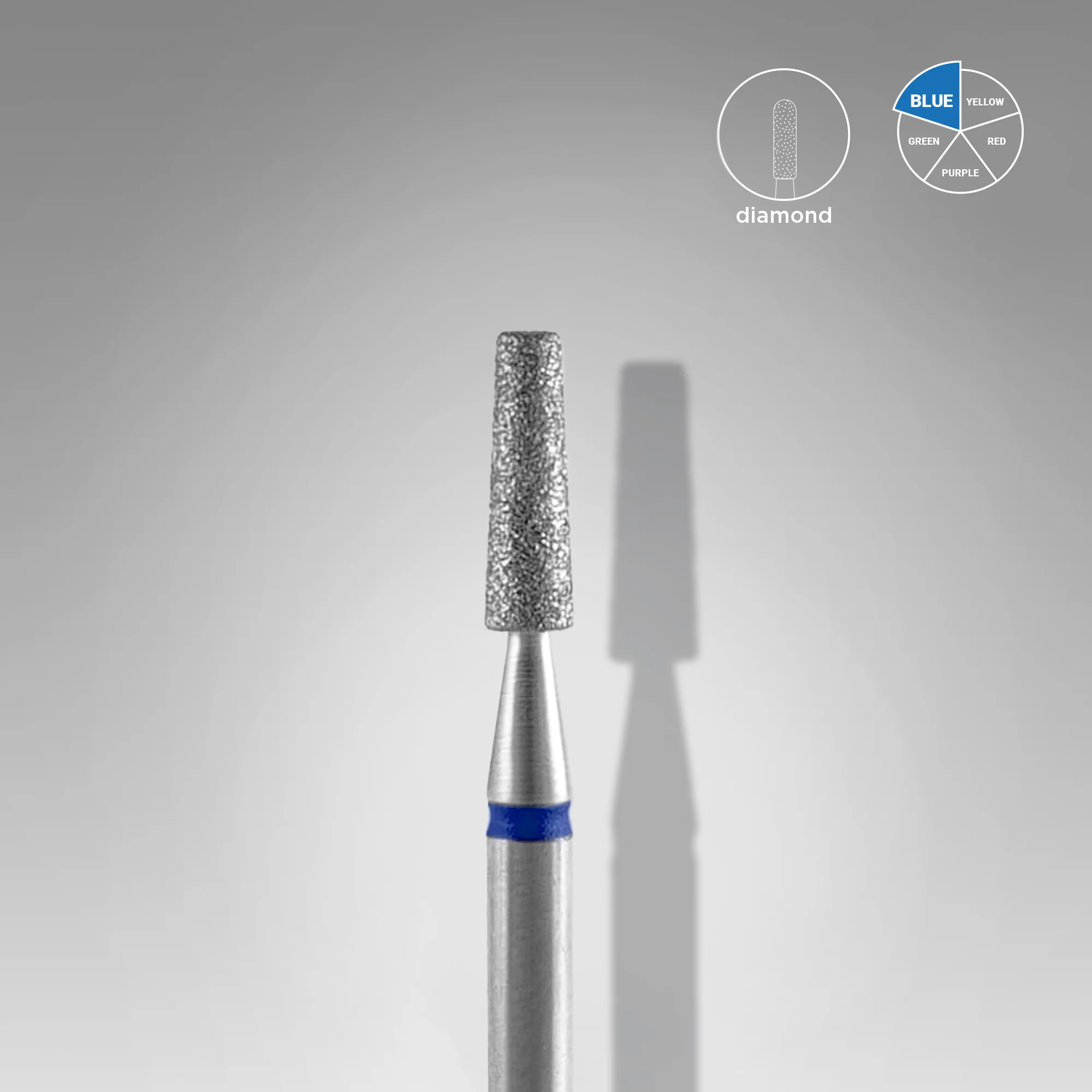 Punta Diamantata  BLU EXPERT diametro testa 2,5 mm / parte lavorante 8 mm (Copia)