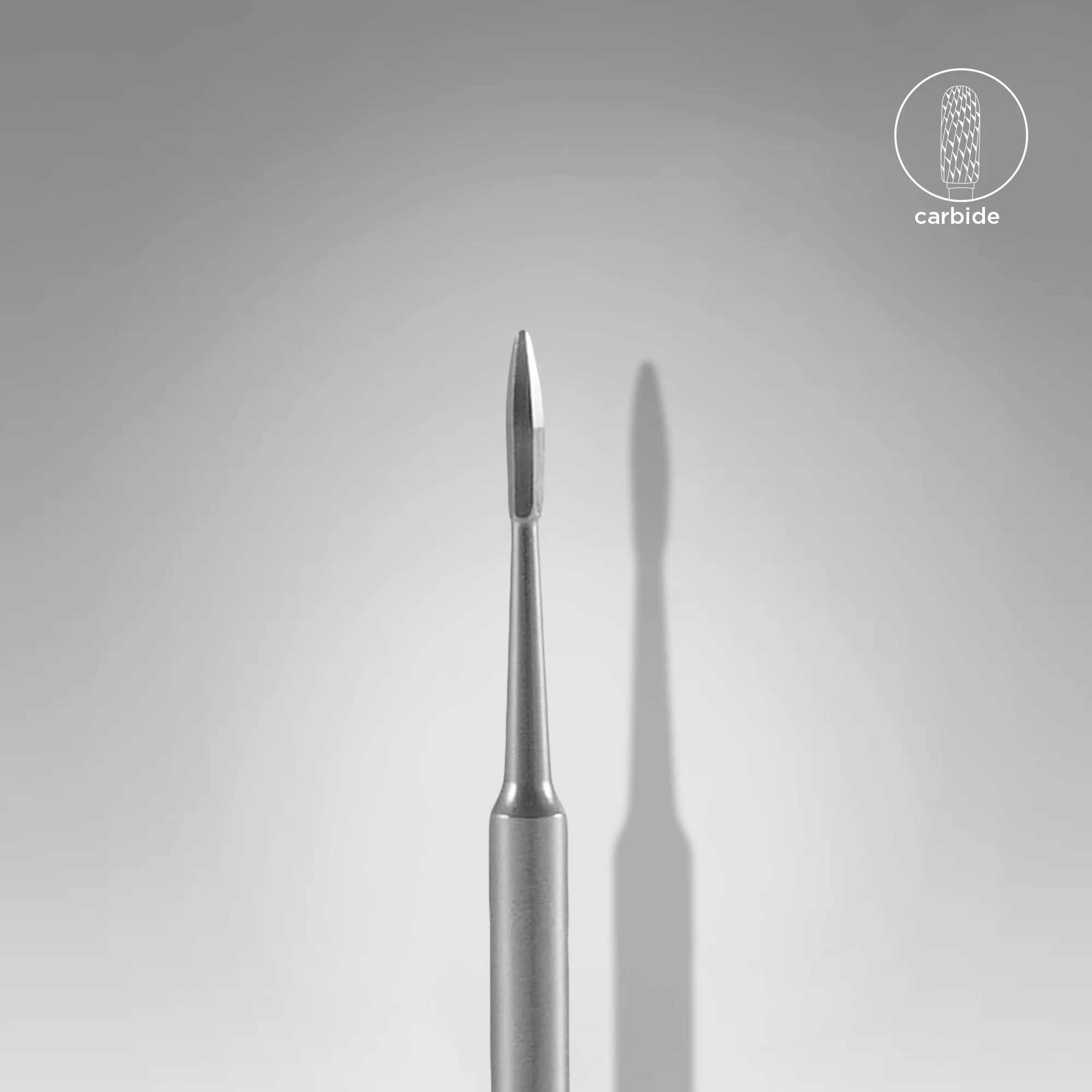 Punta Carbide , diametro 1.2 mm - lunghezza punta 2.5 mm