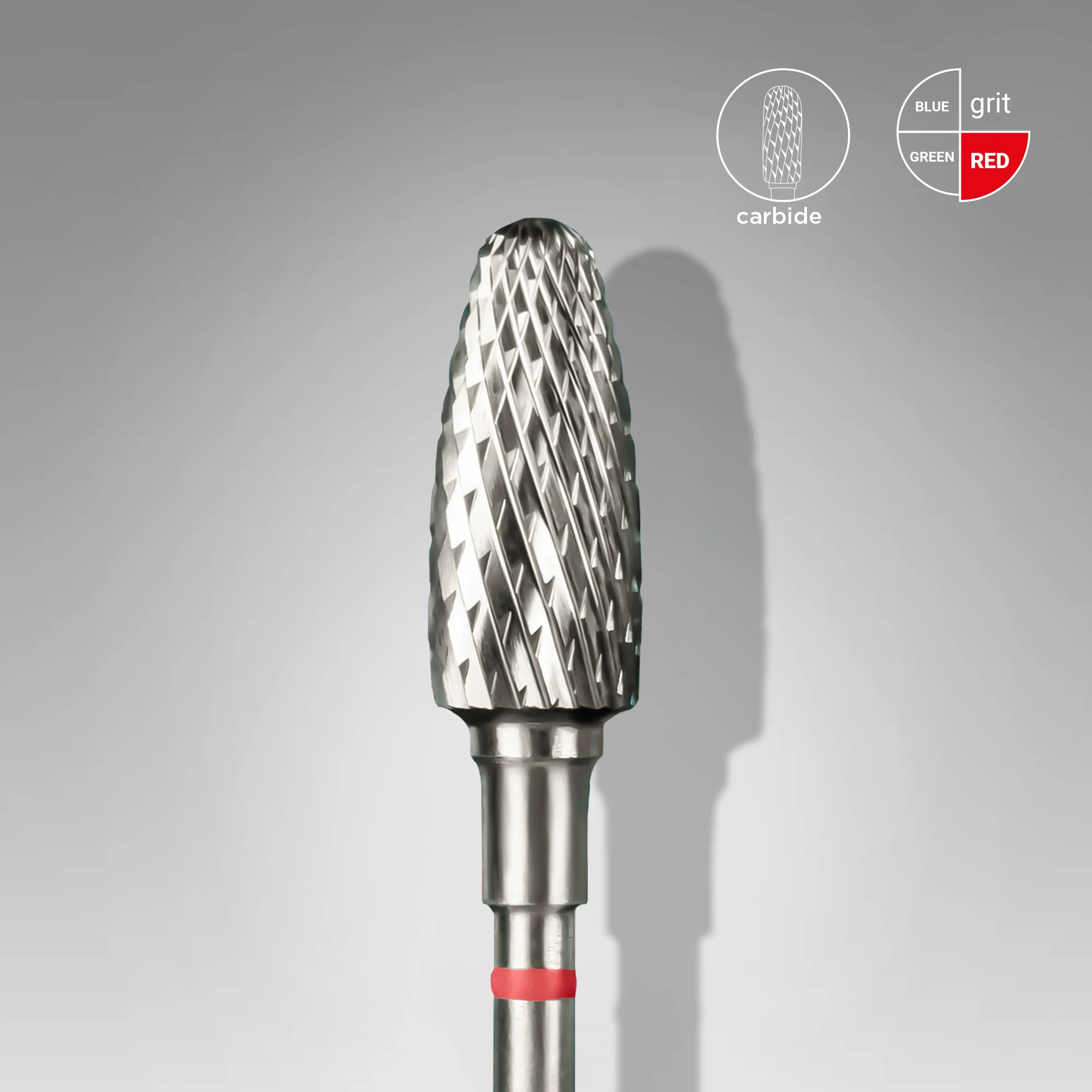 Punta Carbide Conica RED EXPERT-  diametro 6 mm - lunghezza punta 14 mm