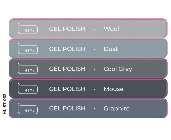 Set di adesivi per nail tips dimostrativi GELPOLISH.4
