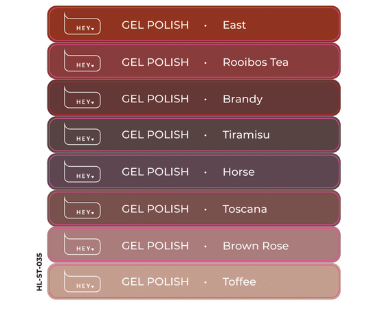 Set di adesivi per nail tips dimostrativi GELPOLISH.7