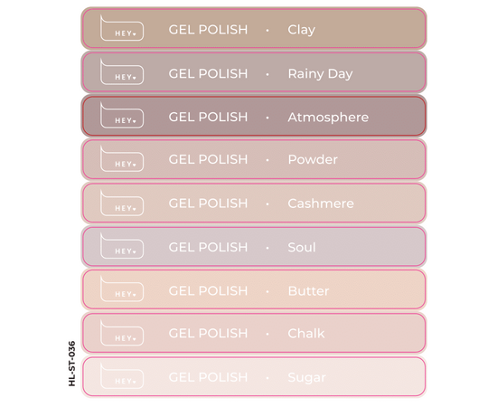 Set di adesivi per nail tips dimostrativi GELPOLISH.8