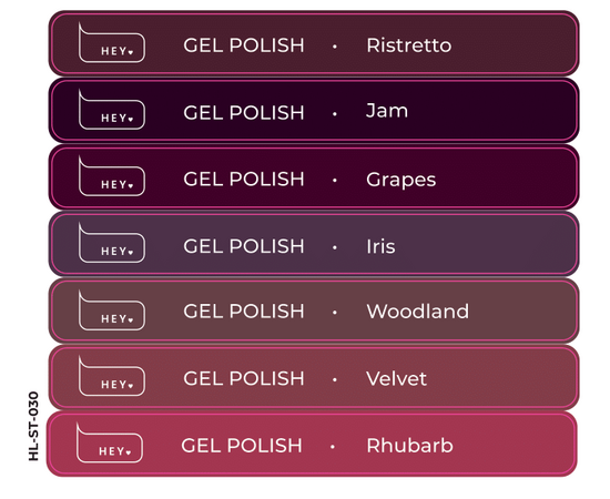 Set di adesivi per nail tips dimostrativi GELPOLISH.2