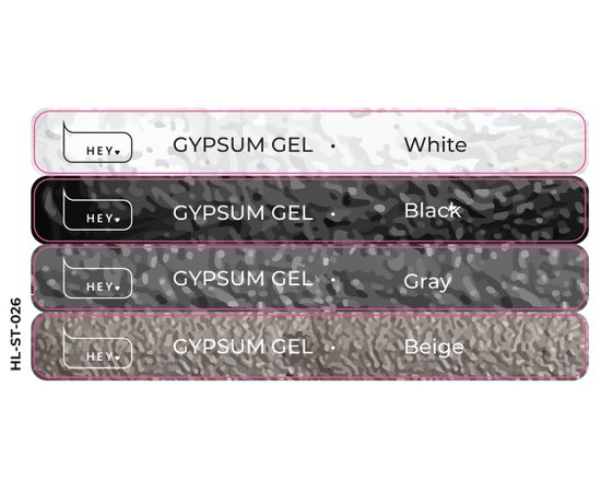 Set di adesivi per nail tips dimostrativi GYPSUMGel