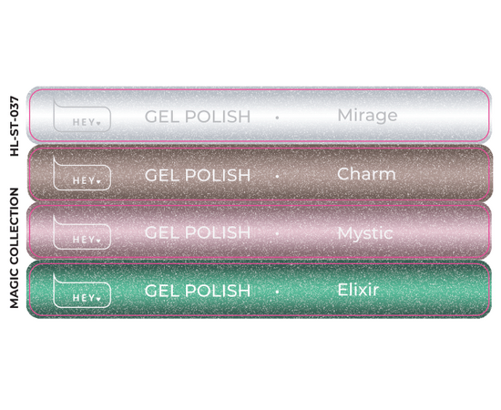 Set di adesivi per nail tips dimostrativi GELPOLISH - MAGIC