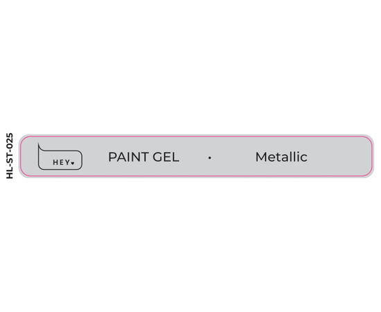 Set di adesivi per nail tips dimostrativi PAINT.METALLIC